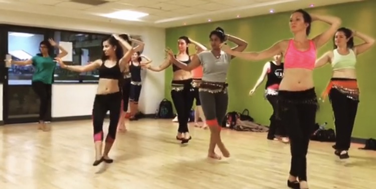 Cuban Salsa and Belly Dance combined from a previous course